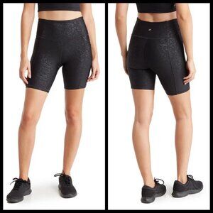 💕MARIKA💕 Hazel Bermuda Bike Shorts ~ Black Large L NWT